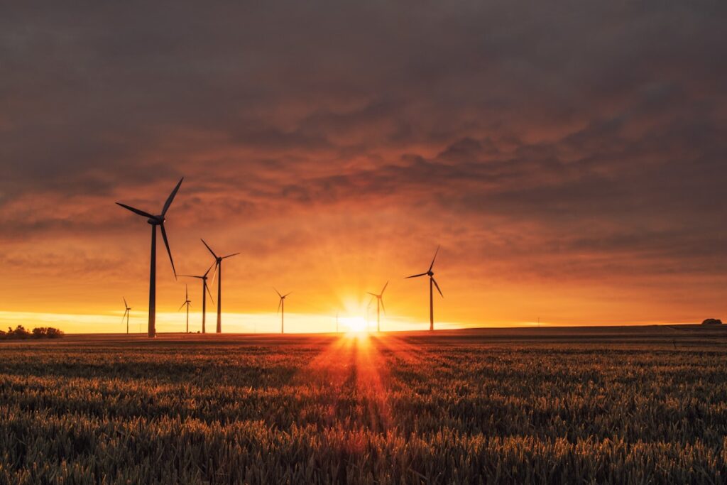 Vindmøller og grøn energi i det danske landskab